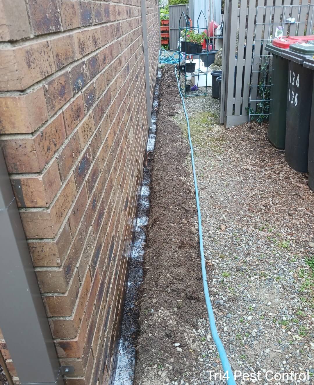 Chemical Termite Barrier Trenching