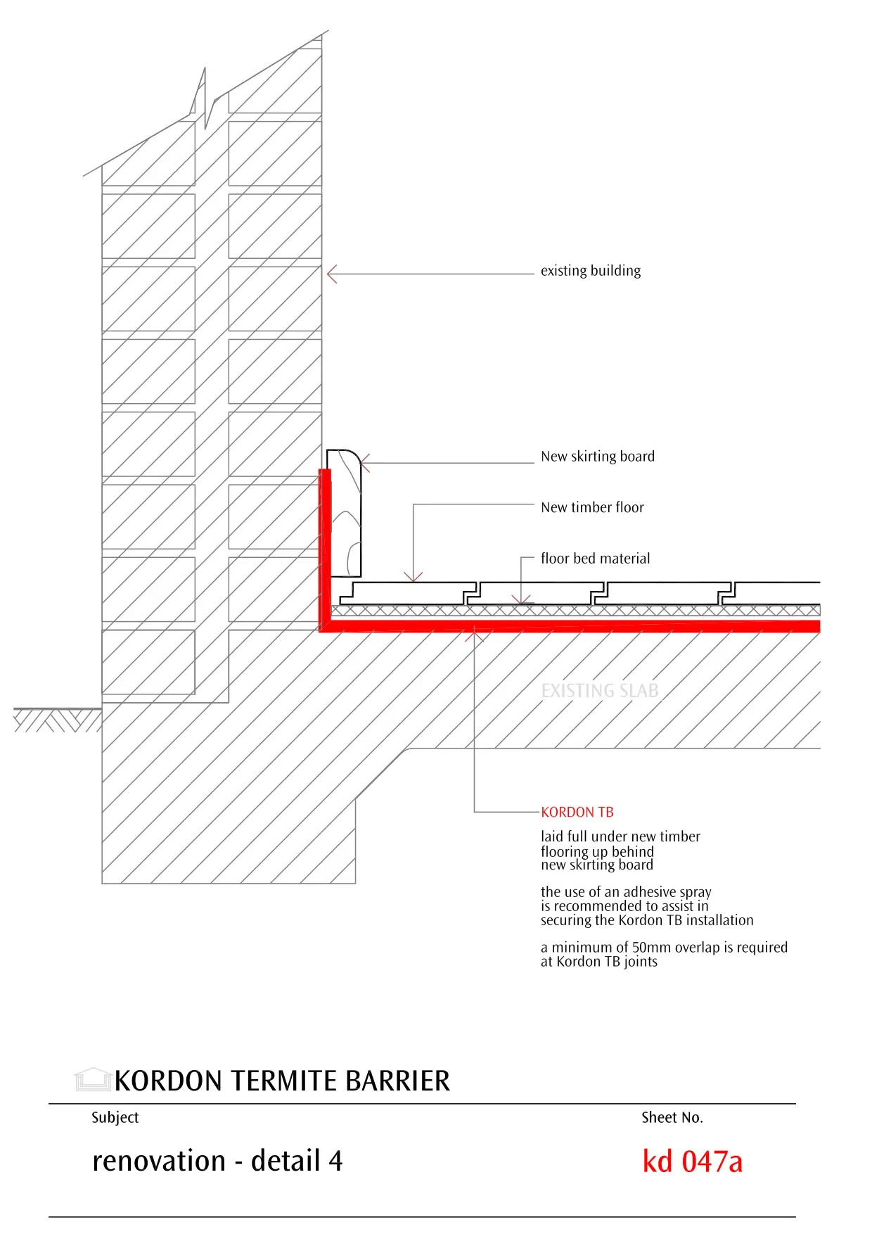 Renovation Detail - New Timber Floor