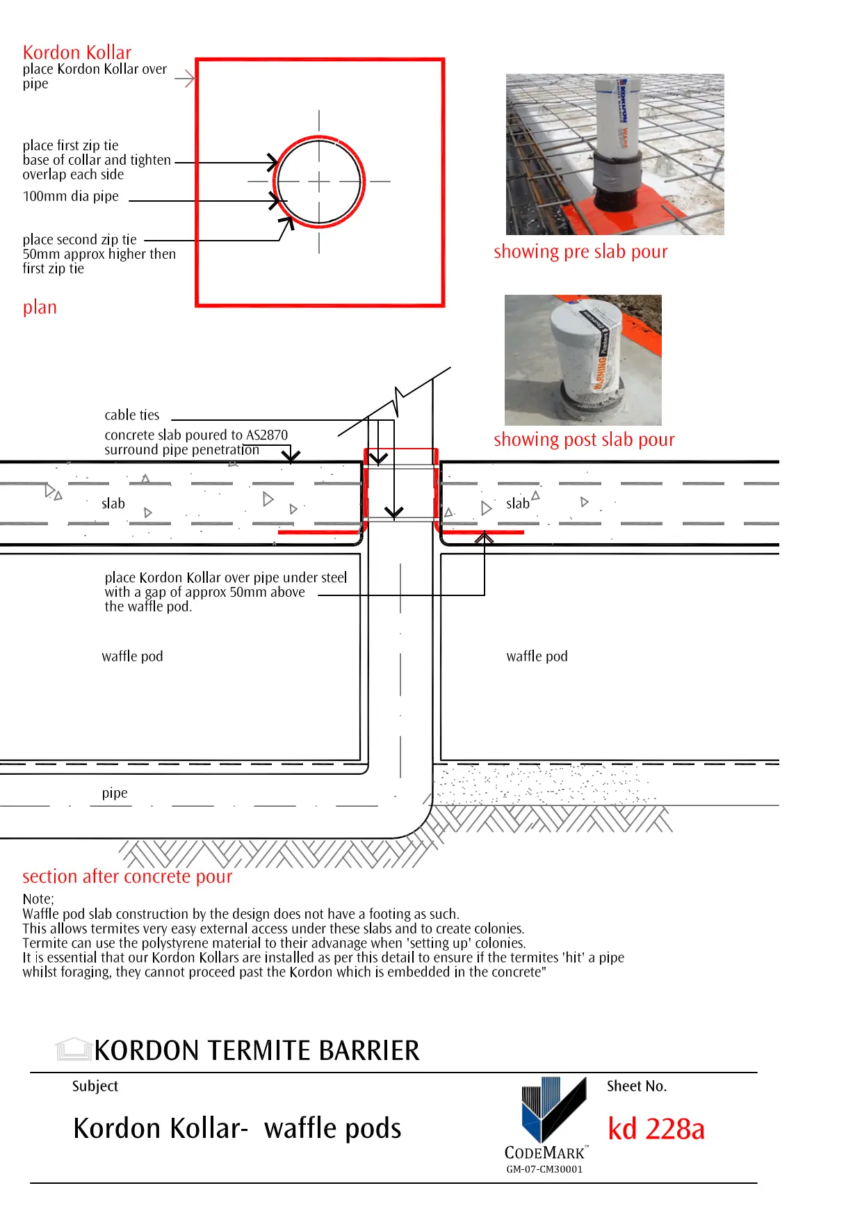 Kordon Kollar Waffle Pods