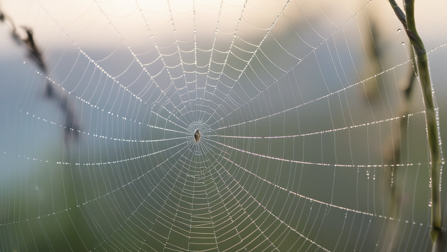 Spider web background
